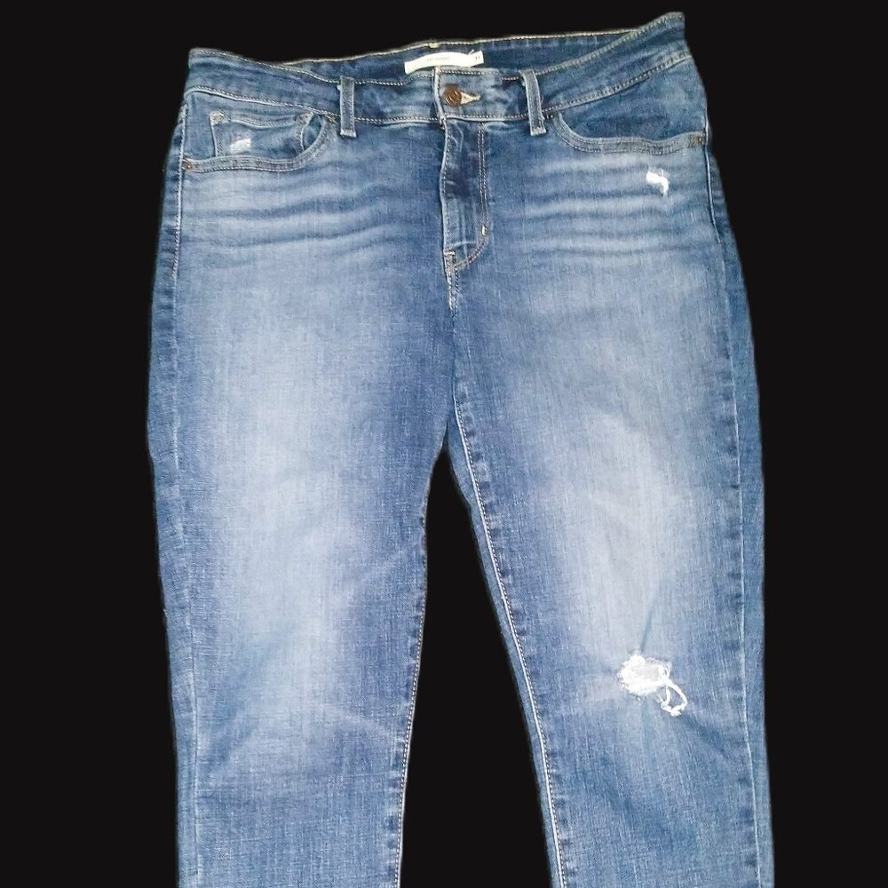 Women's Levi Strauss 711 Skinny Jeans Distressed